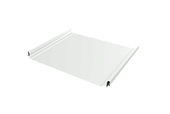 Кликфальц Pro Grand Line 0,5 Satin с пленкой на замках RAL 9003 сигнальный белый
