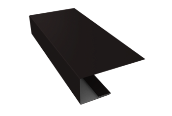 J-Профиль 18мм Grand Line 0,45 Drap RAL 9005 черный (2м)