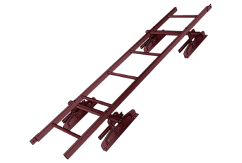 Лестница кровельная для фальца RAL 3005 (1,92м)