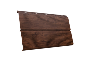 ЭкоБрус 0,345 Gofr Grand Line 0,45 Print Premium с пленкой Cherry Wood Fresh TwinColor