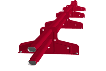 Снегозадержатель Стандарт Т4 d 40х20 RAL 3003 (3м)
