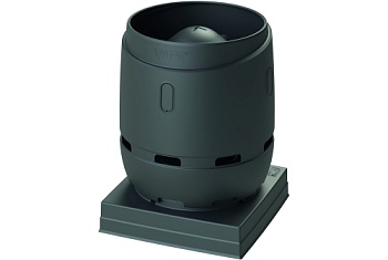 Выход вентиляционный Vilpe Flow 400S 2XL с основанием 724x724 черный