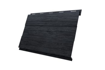 Софит металлический Вертикаль 0,2 prof Grand Line 0,45 Print Premium с пленкой Grey Wood TwinColor