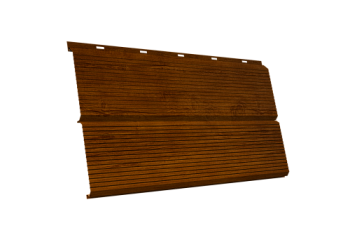 ЭкоБрус 0,345 Gofr Grand Line 0,45 Print Premium с пленкой Golden Wood Intense FTC