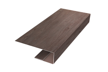 J-Профиль 12мм Grand Line 0,45 Print Elite White Wood TwinColor (2м)