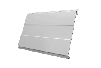 Софит металлический Вертикаль 0,2 prof Grand Line 0,45 PE-Double с пленкой RAL 9003 сигнальный белый