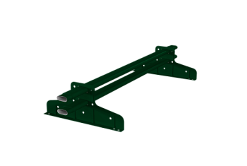 Снегозадержатель Стандарт Т4 d 40х20 RAL 6005 (1м)